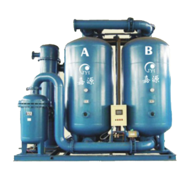 三級91x余热再生吸附式压缩空气干燥器